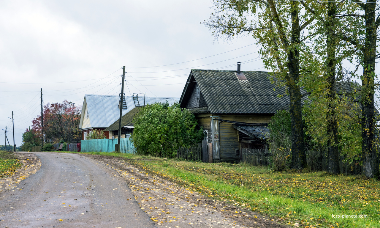 Улица в селе Монастырское Юрьянского района Кировской области
