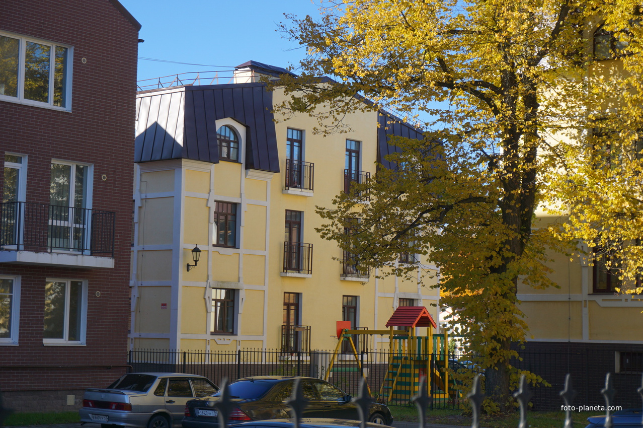 На улице Чкалова.