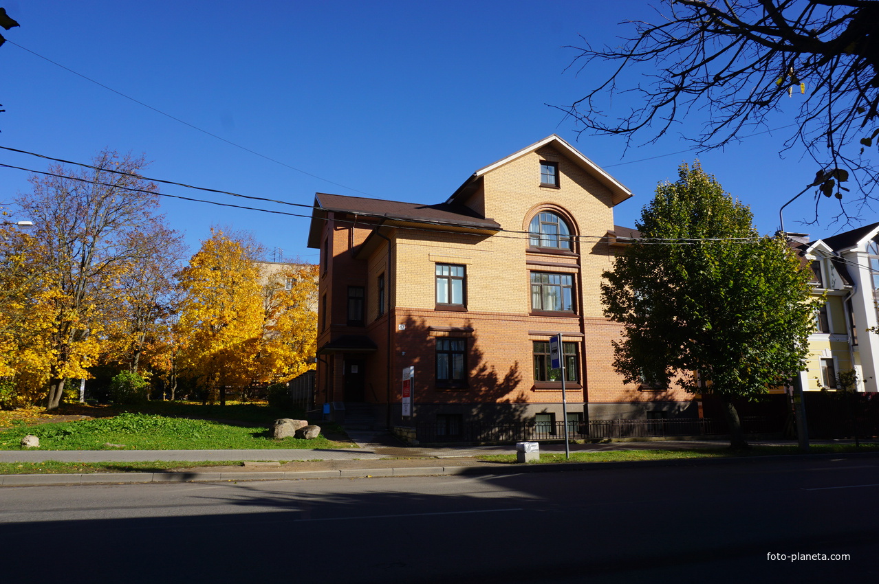 На улице Чкалова.