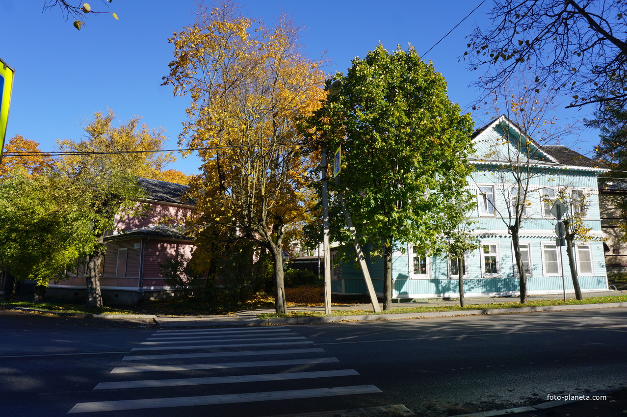 На улице Чкалова.