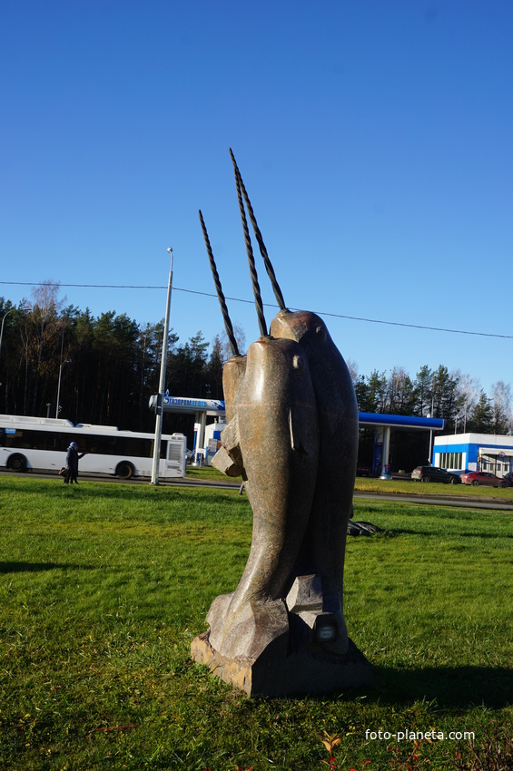 Улица Победы.Скульптура.