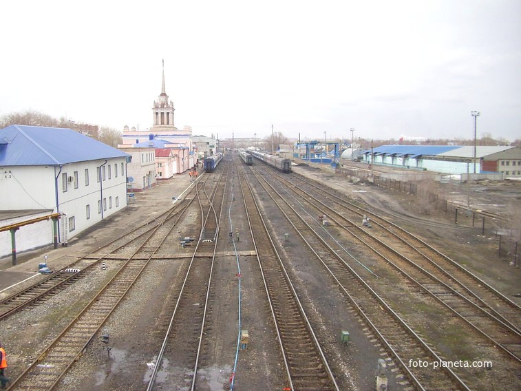 Пути на станции Ульяновск-I
