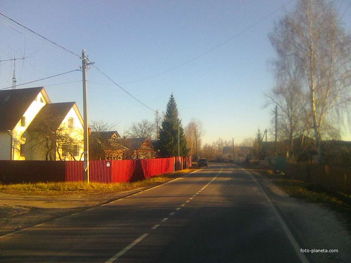 В деревне Гавриловская
