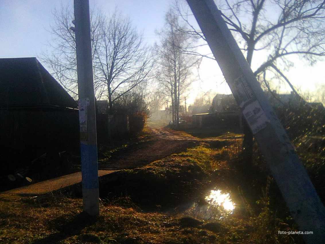 В деревне Воронинская