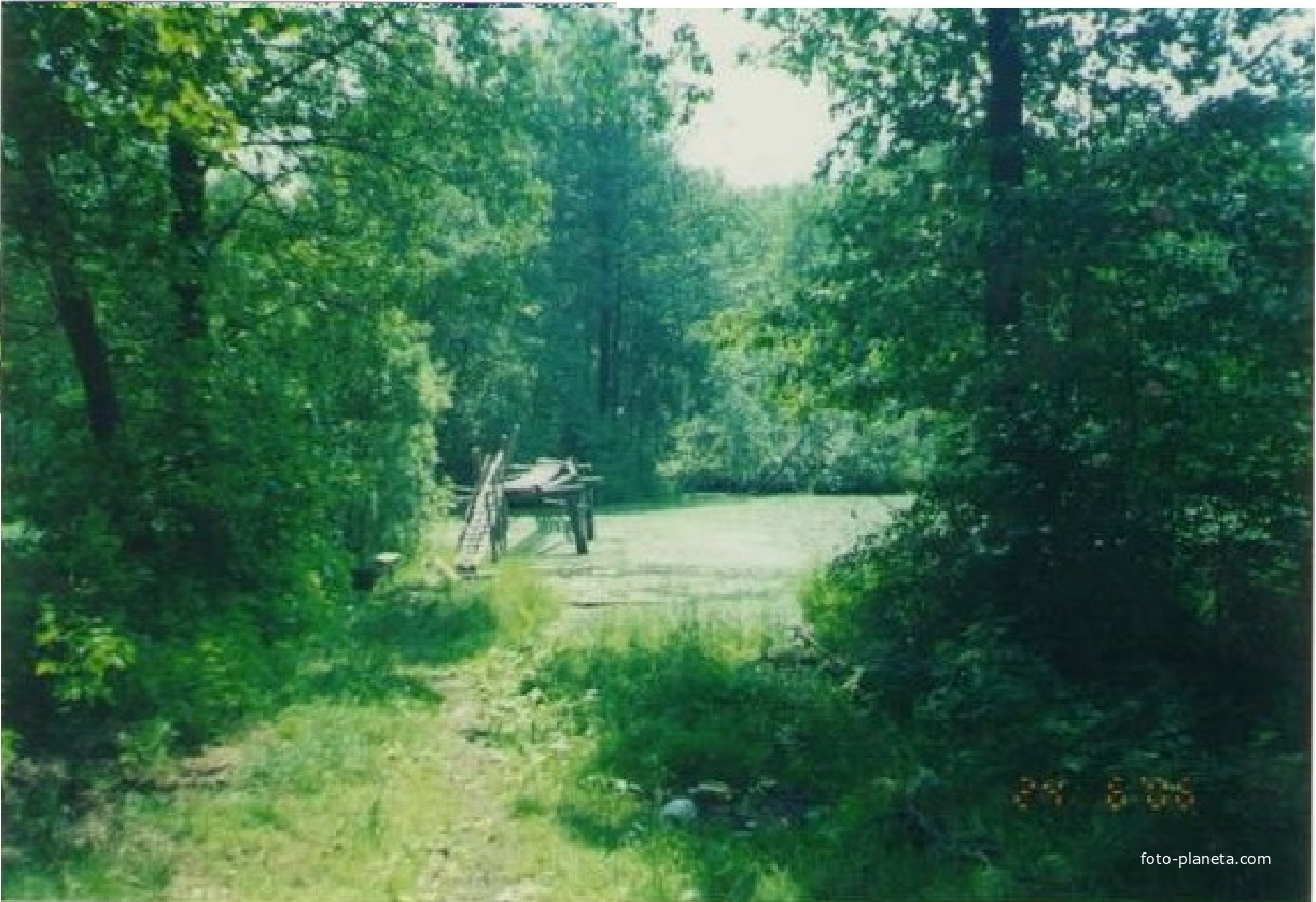 Мостик в селе Шатур. Июнь 2006г.