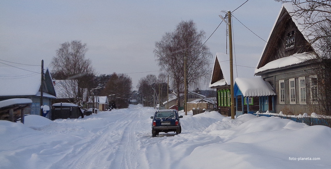 Деревня Ерёмино,февраль 2018 года.
