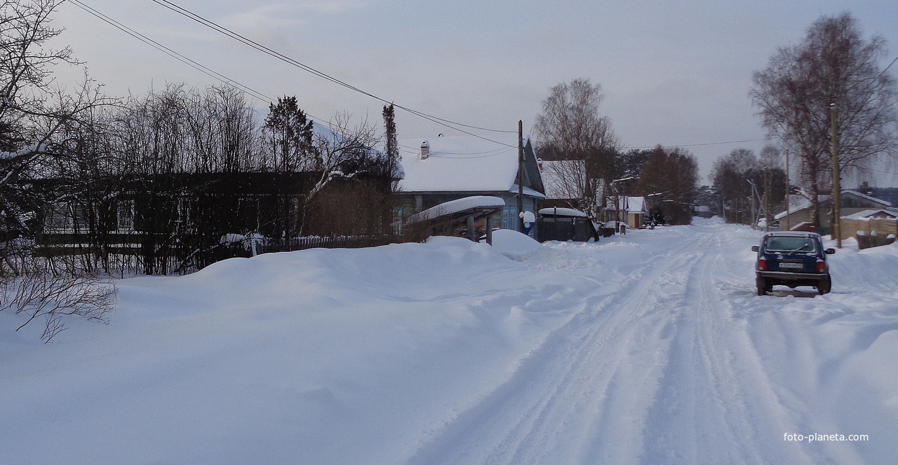 Деревня Ерёмино,февраль 2018 года.
