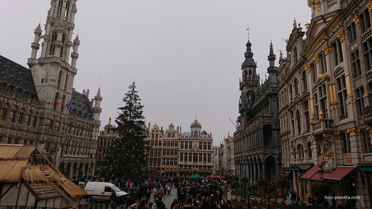 Брюссель, рыночная площадь и Дом Короля