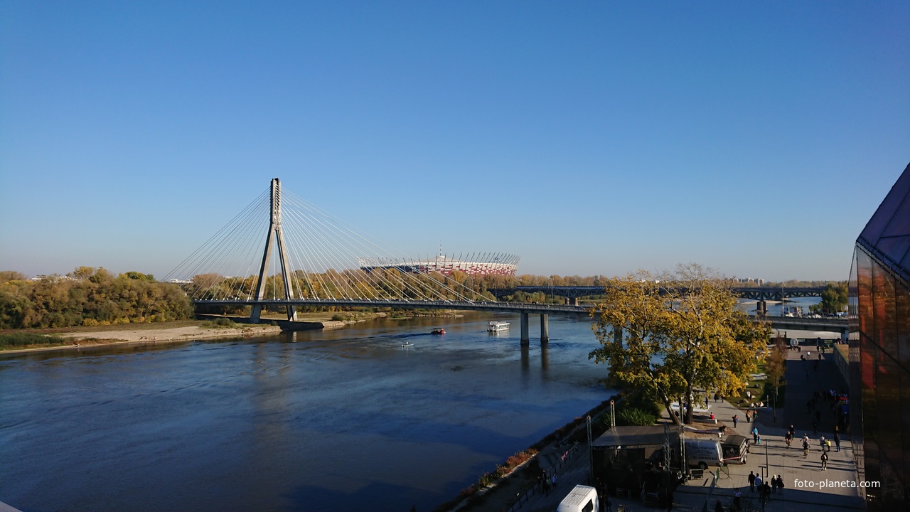 Варшава, мост через Вислу