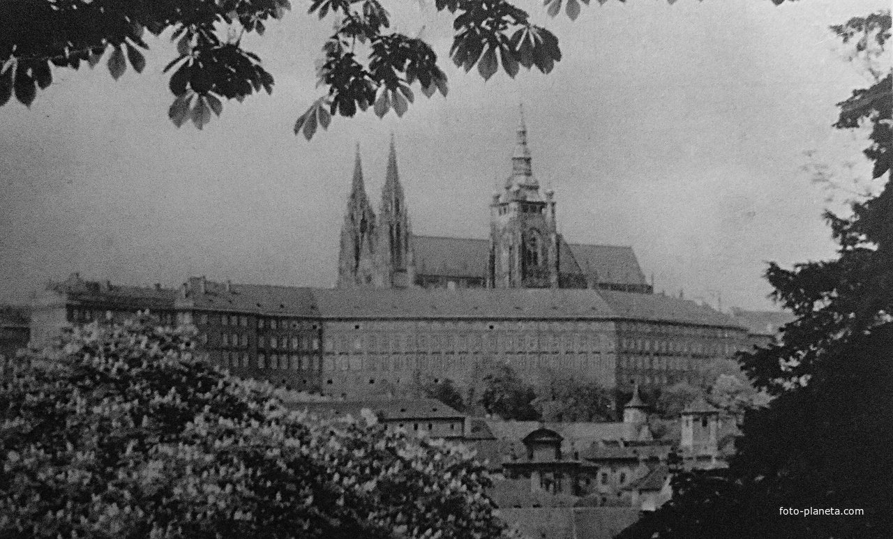Praha hradčany/Прага Градчаны фото 40-е года.