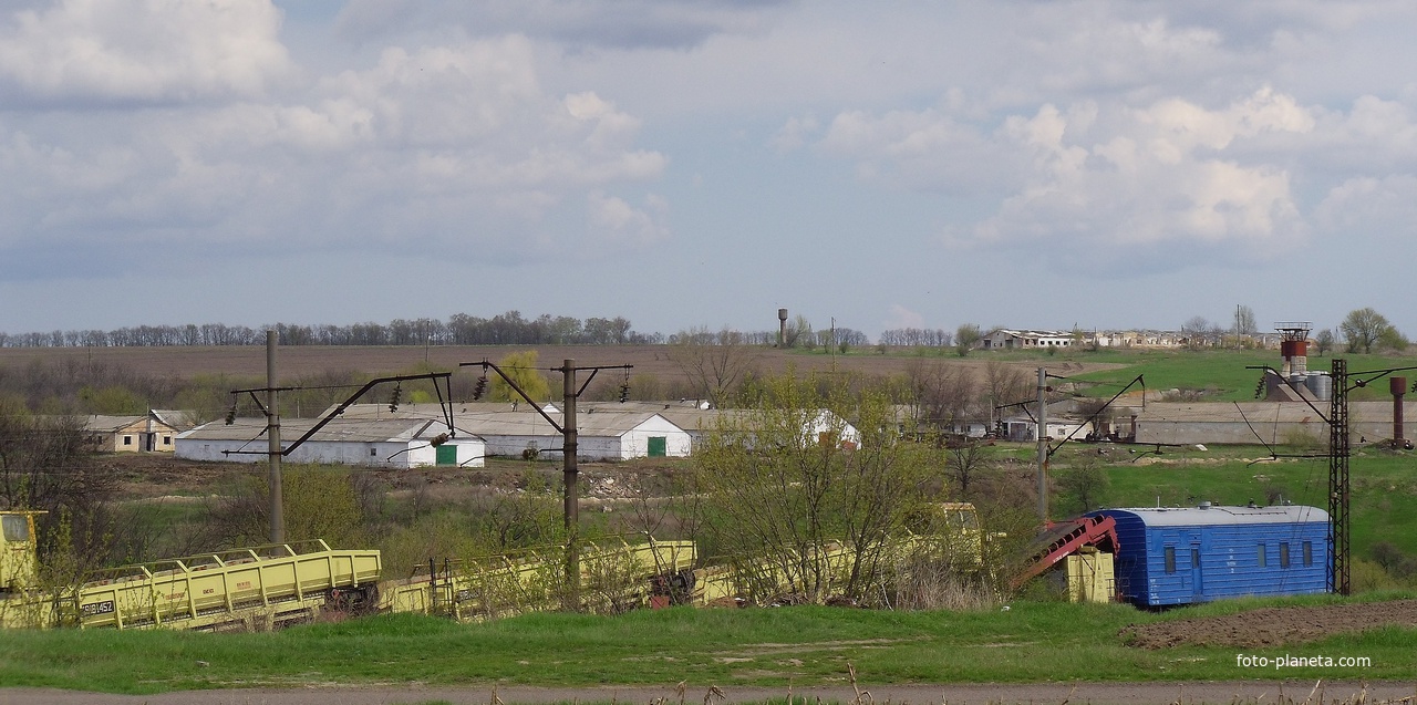 Вид з боку села Ревівка на ВАТ&quot;ПЛЯКІВКА&quot;2012 р.