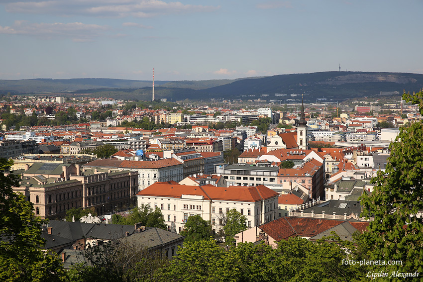 Вид на город Брно