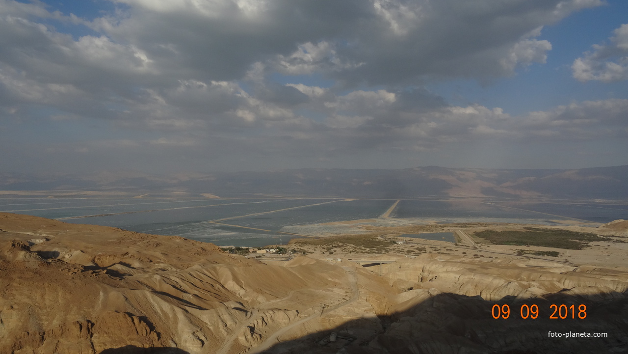 Добыча соли в Мертвом море