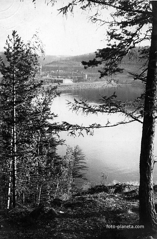 Водохранилище Вилюйской ГЭС. 1967 год.
