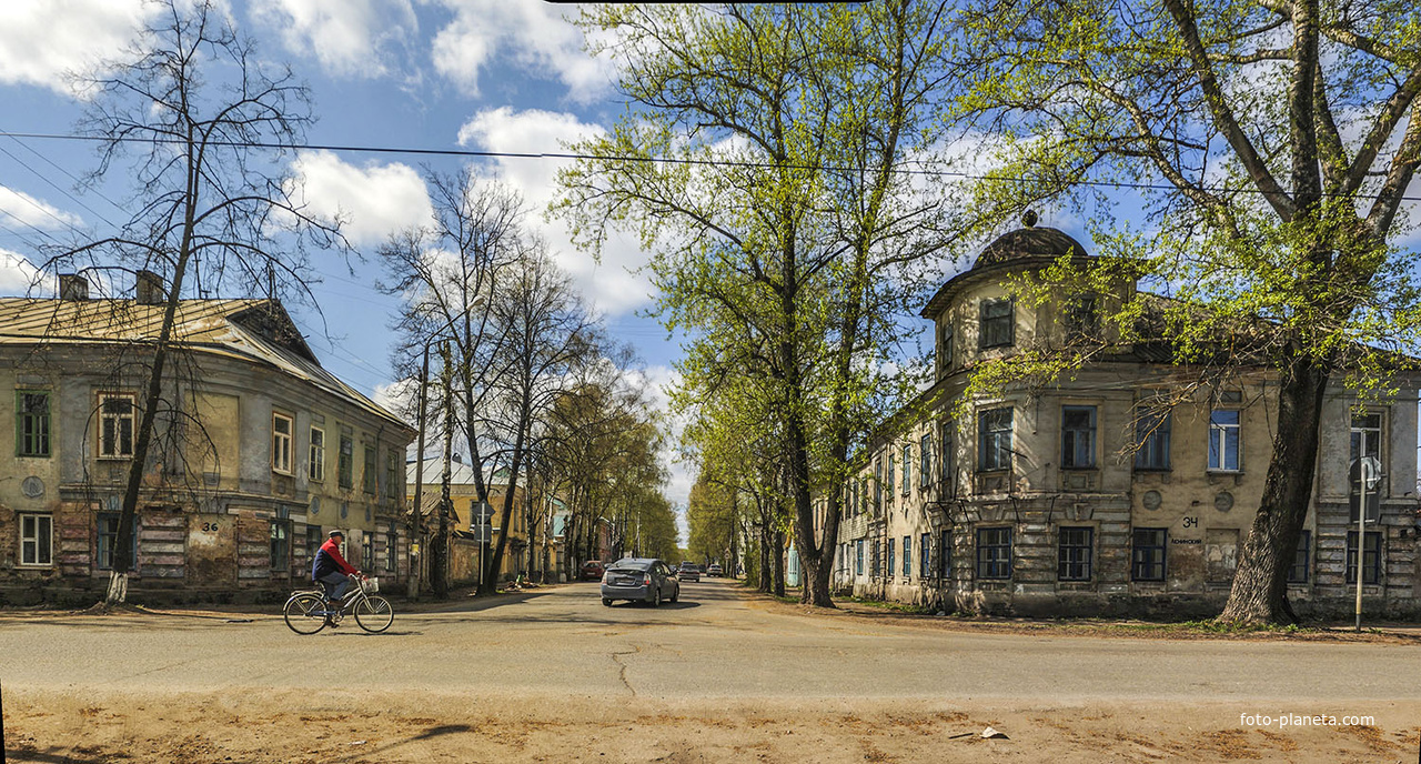 Улица в городе Осташков