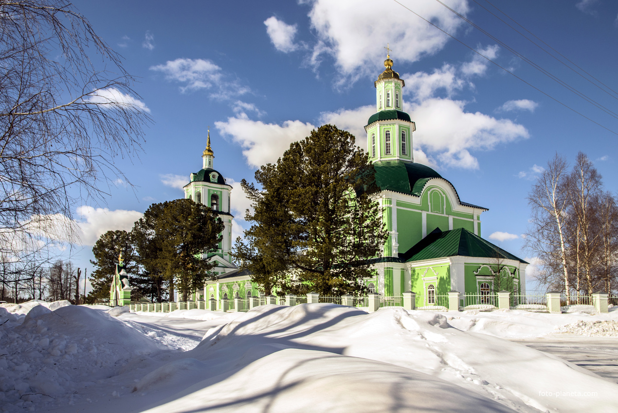 Троицкая церковь в с. Волково Слободского района Кировской области