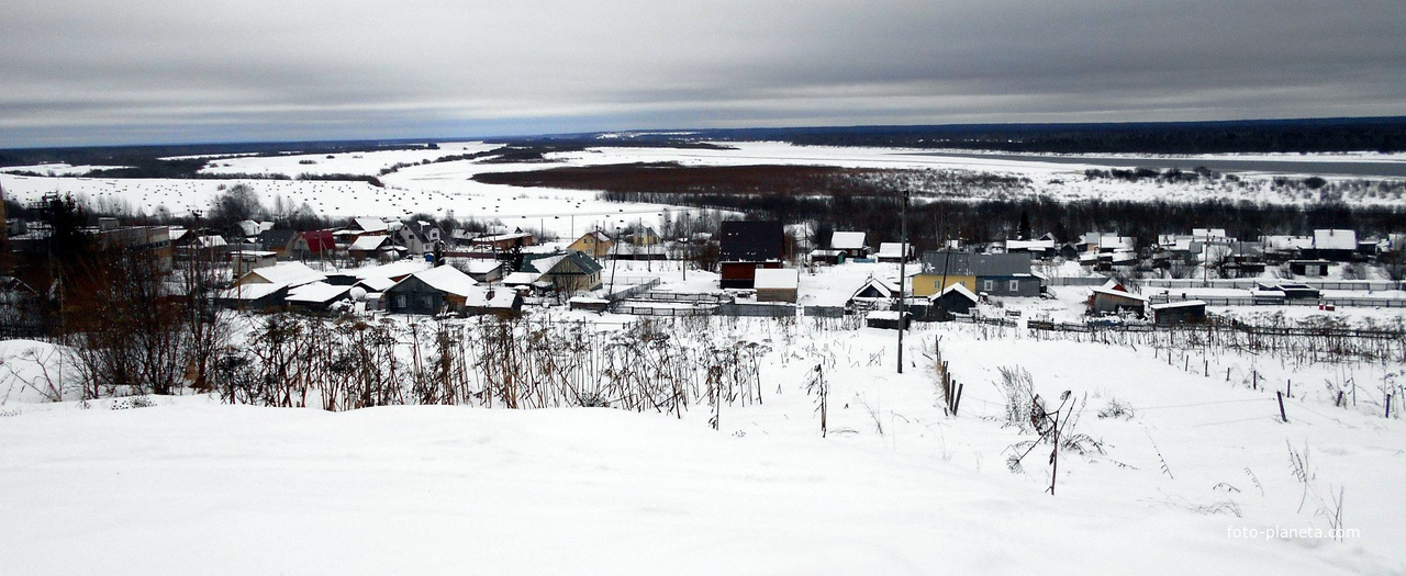 Панорамный вид на село Айкино