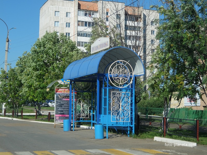 Городская автобусная остановка