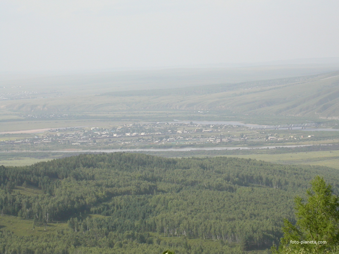 Вид на посёлок Приисковый