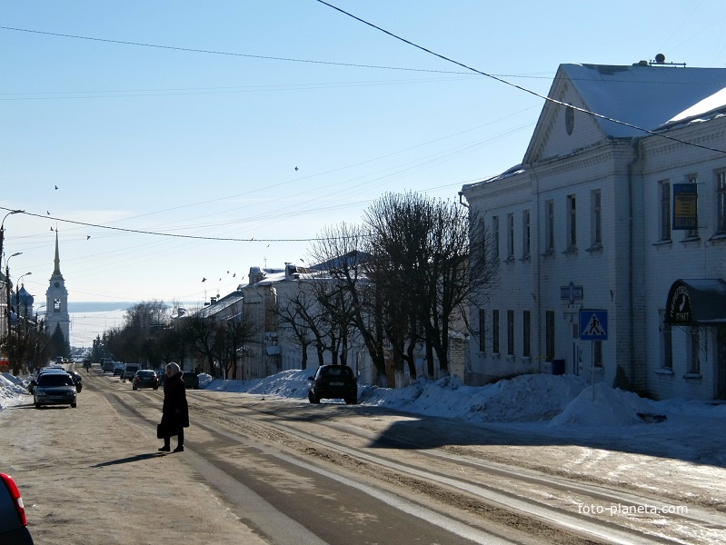 Улица Ленина в городе
