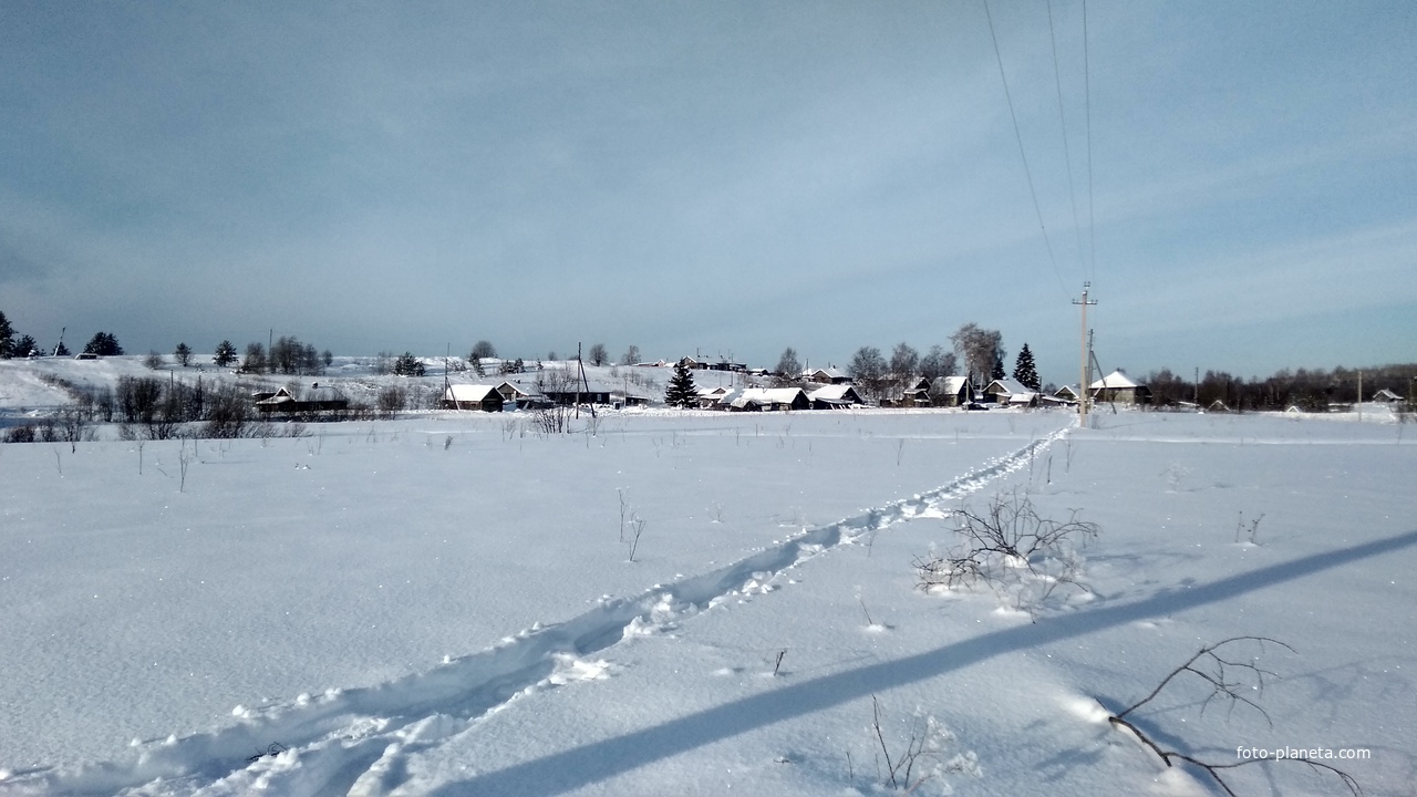 панорама деревни Палтега