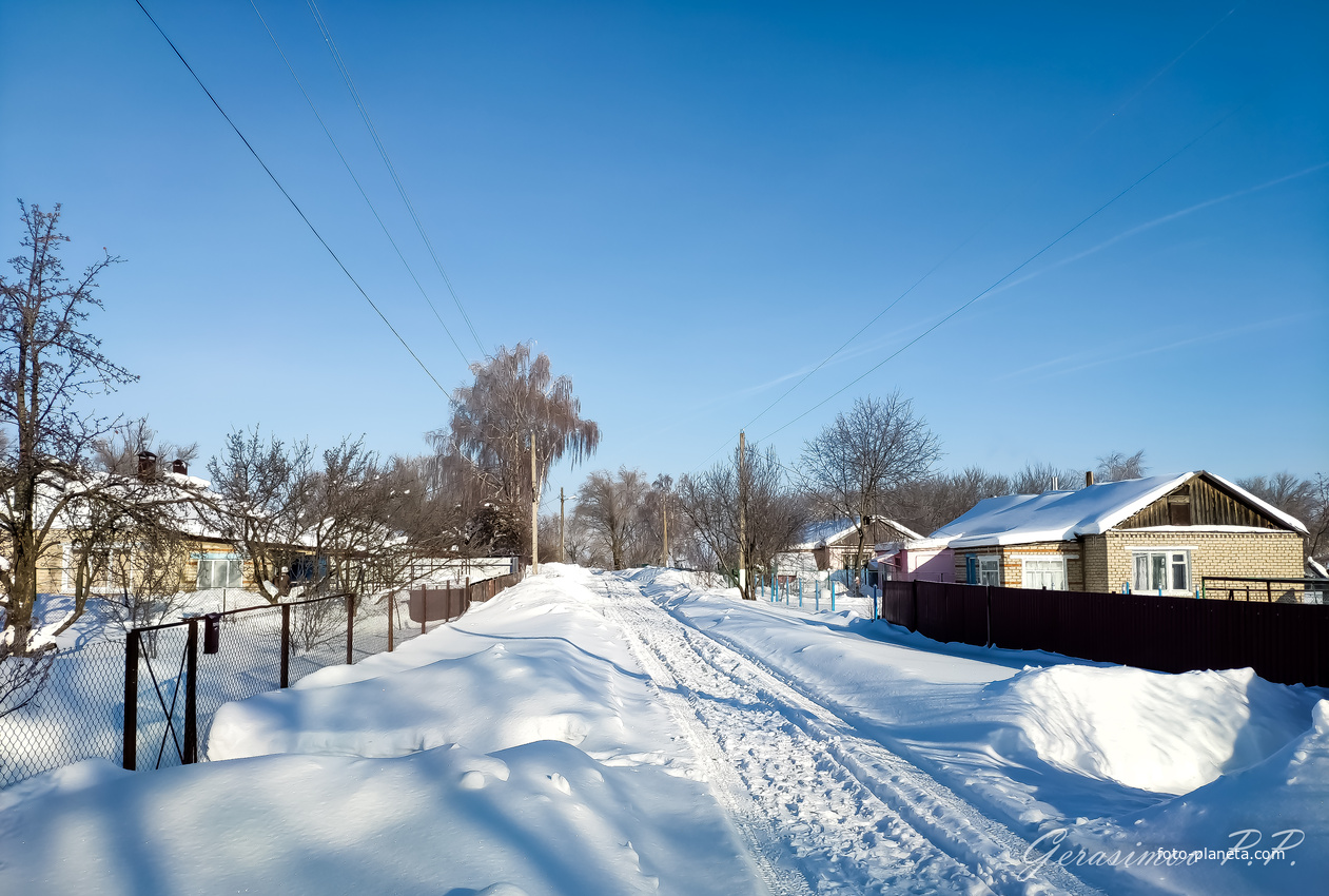 Зима в с. Большая Поляна (январь 2019)