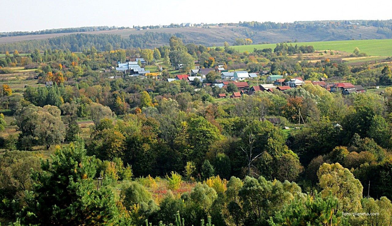 Вид на деревню Соловьёво