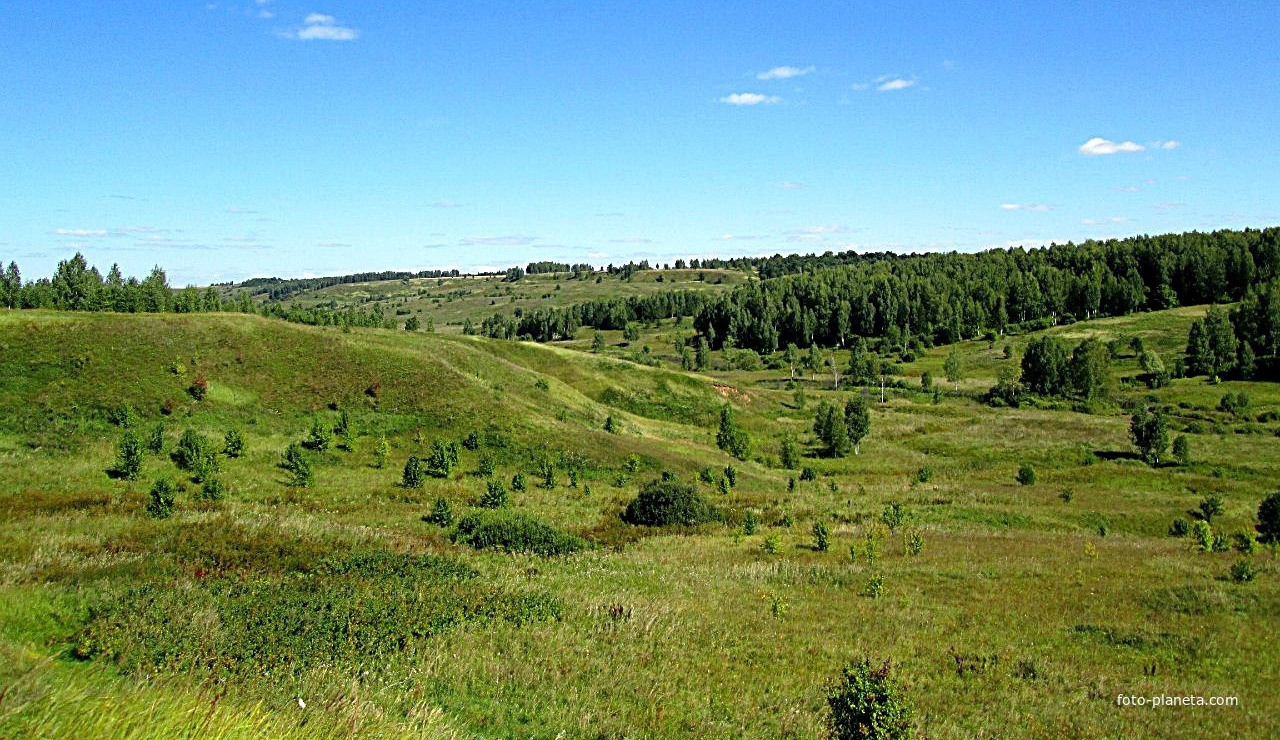 Вид с деревни.