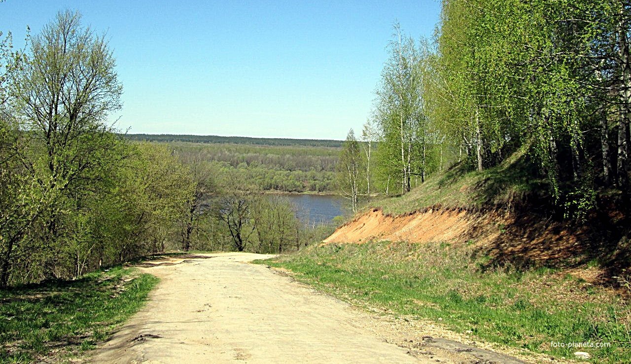 Дорога к реке Ока