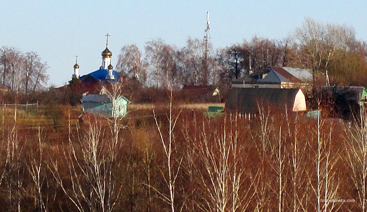 Вид на церковь села.