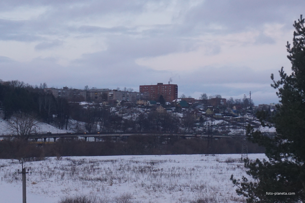 Вид на окраины Смоленска.