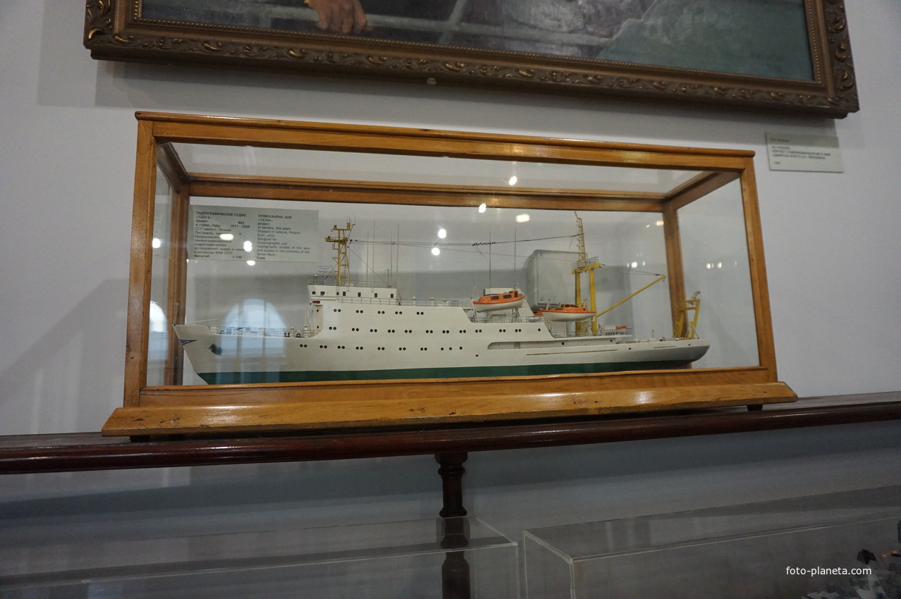 Экспонаты Центрального Военно-Морского музея.