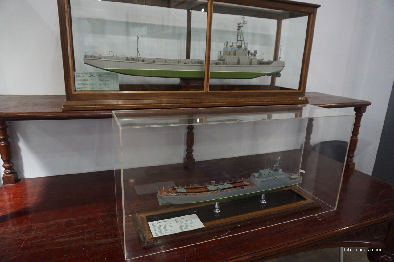 Экспонаты Центрального Военно-Морского музея.