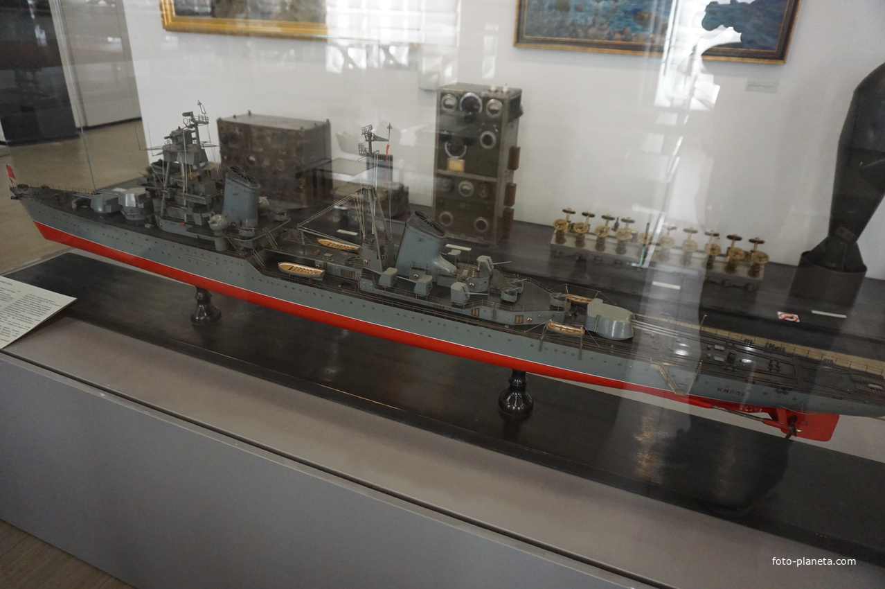 Экспонаты Центрального Военно-Морского музея.