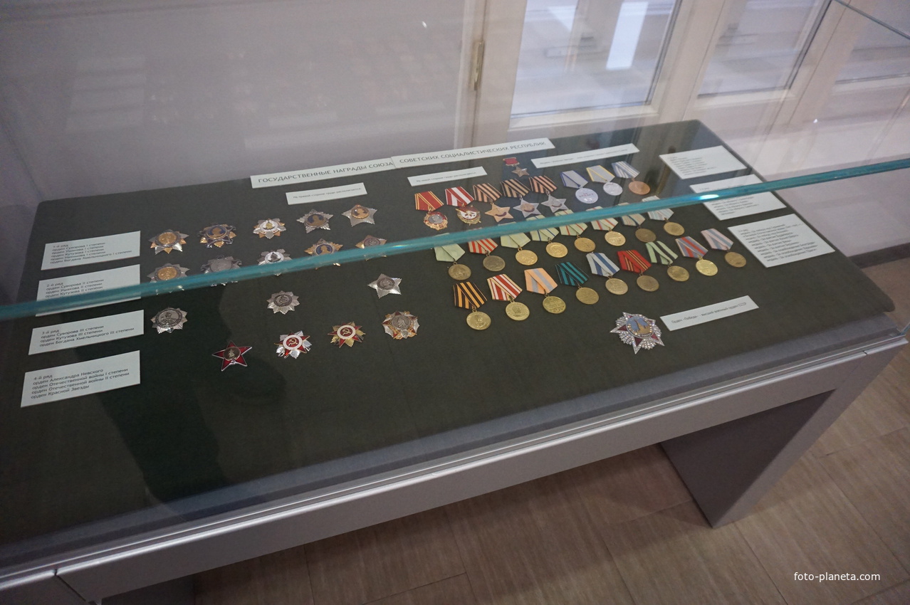 Экспонаты Центрального Военно-Морского музея.