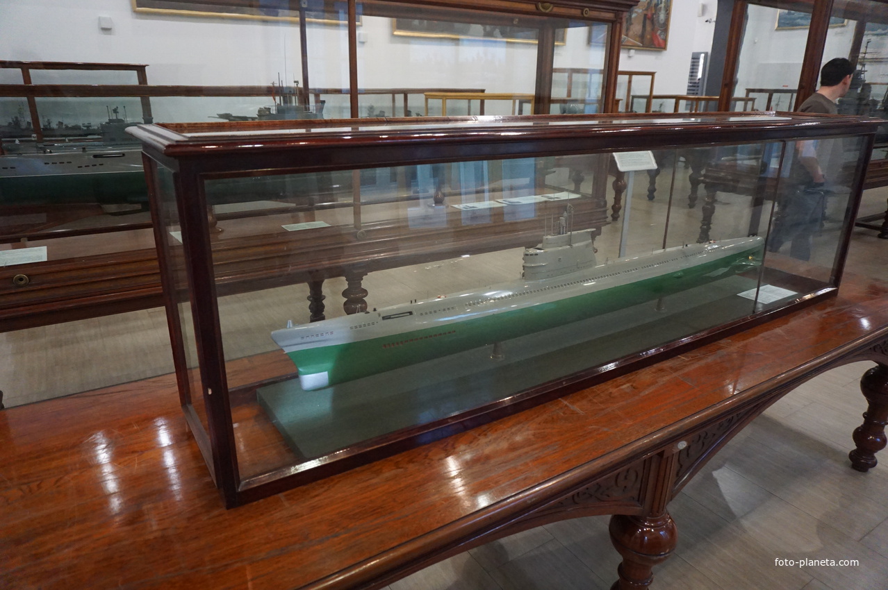 Экспонаты Центрального Военно-Морского музея.