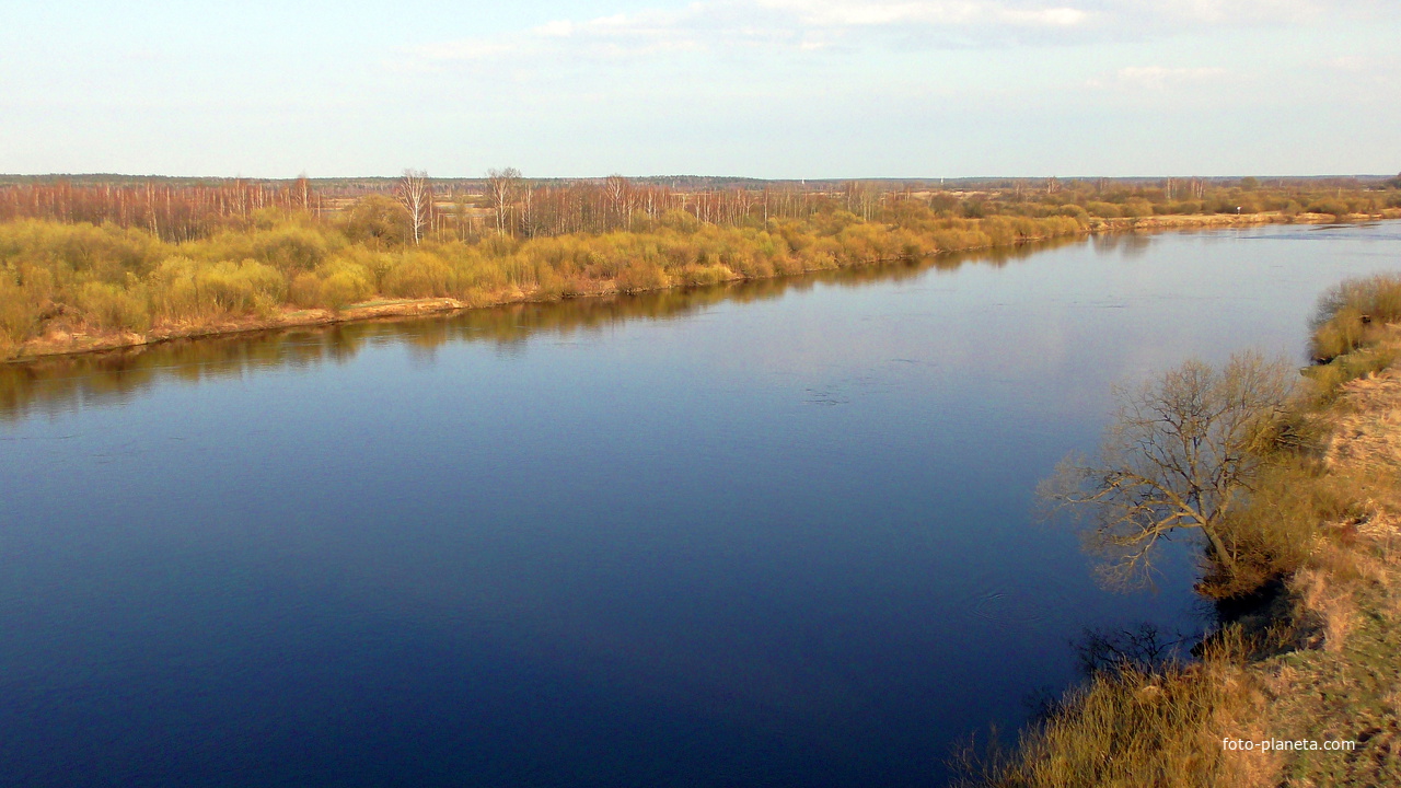Река Березина.Район Кольцевой автодороги М-5