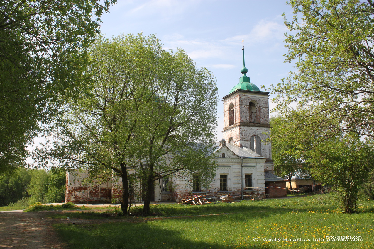 Церковь  Иоанна Богослова в Оликово