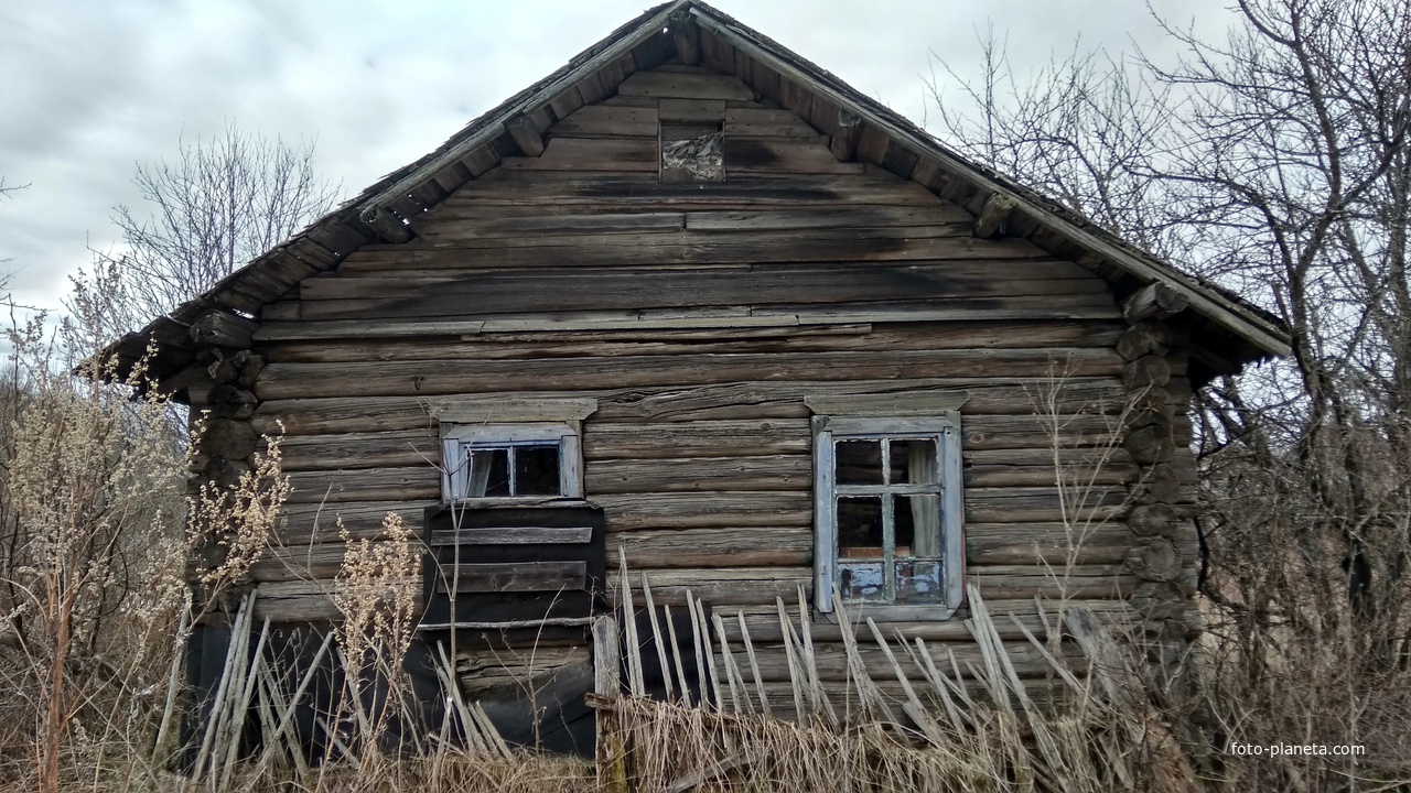 заброшенный дом в д. Николаево
