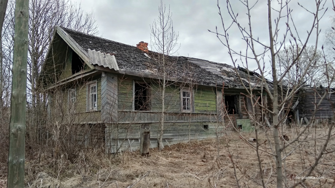 заброшенный дом в д. Николаево