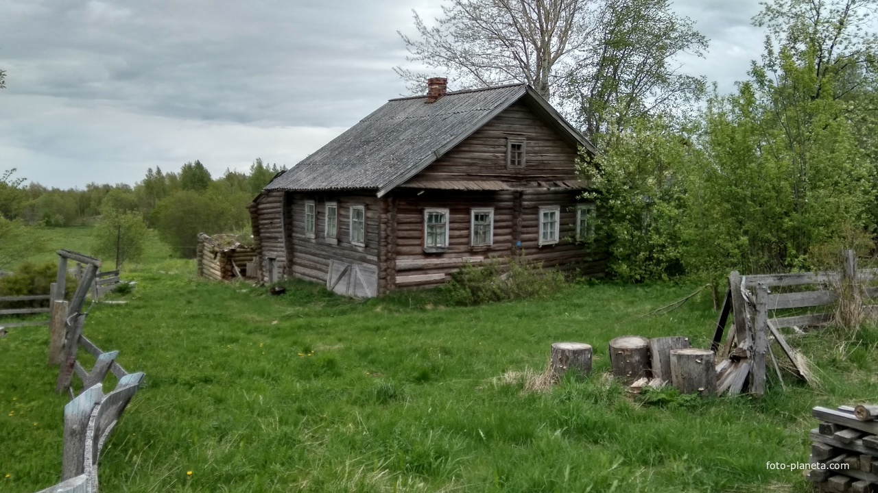 заброшенный дом в д. Ольково