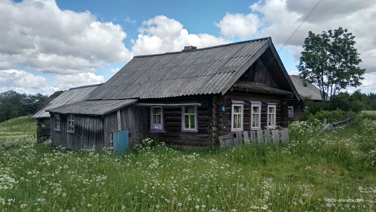 заброшенный дом в д. Карповская