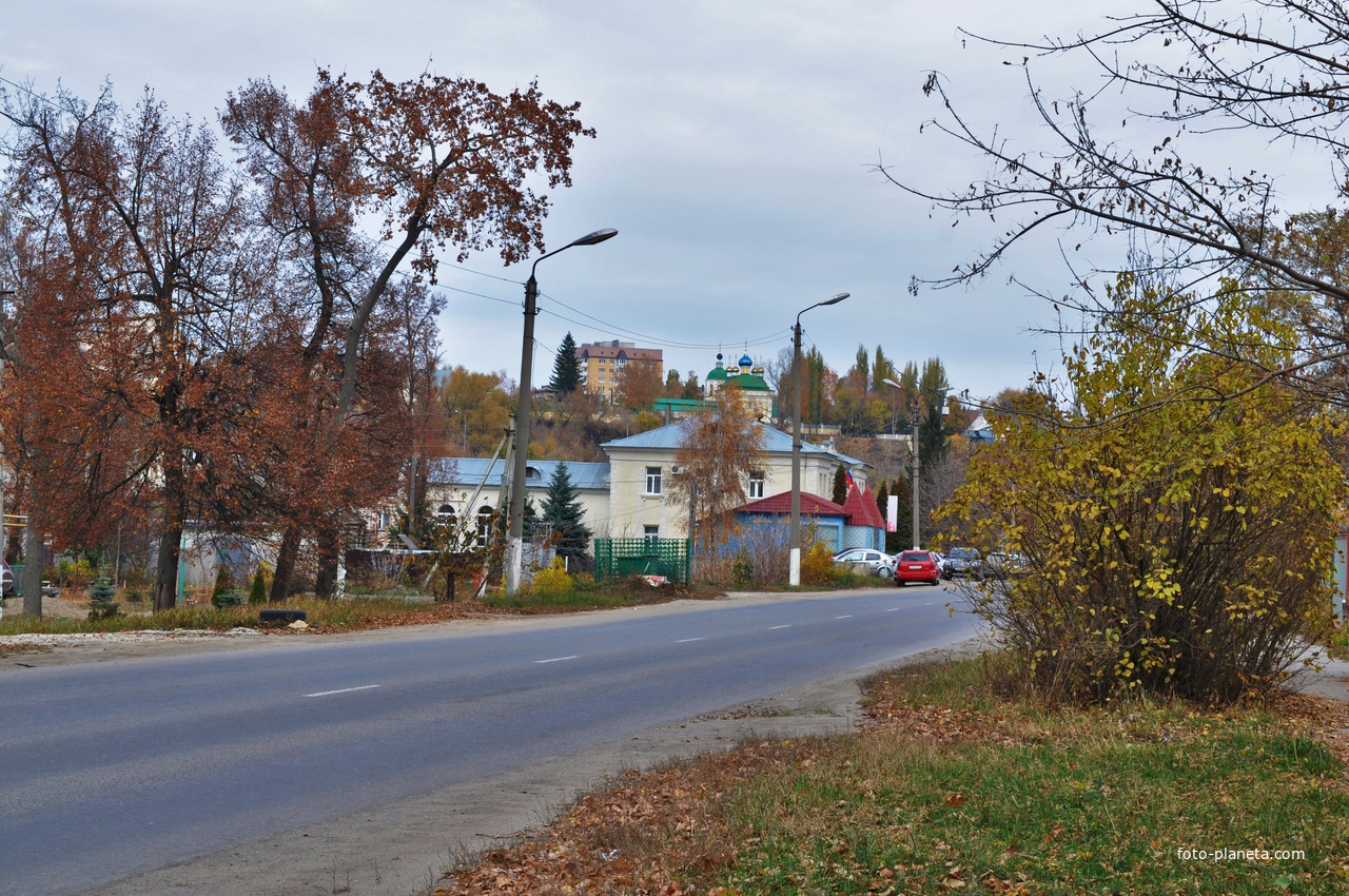 Вид на центральную часть города из слободы Беломестное.