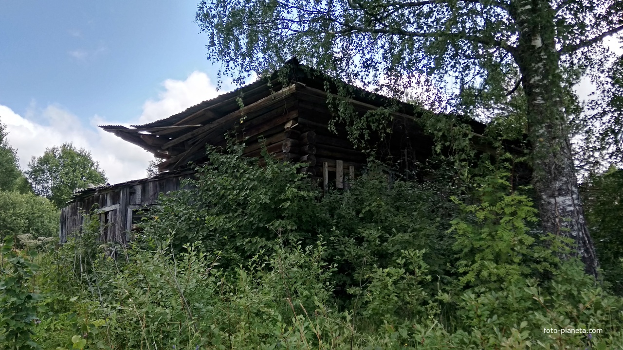 развалины дома в д. Дыроватово