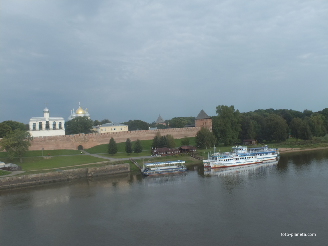 Пристань у Новгородского кремля