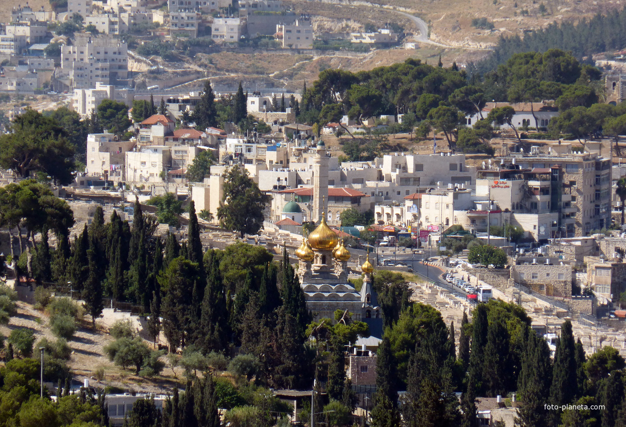 Вид на храм от горы Скопус (20.6.2018).