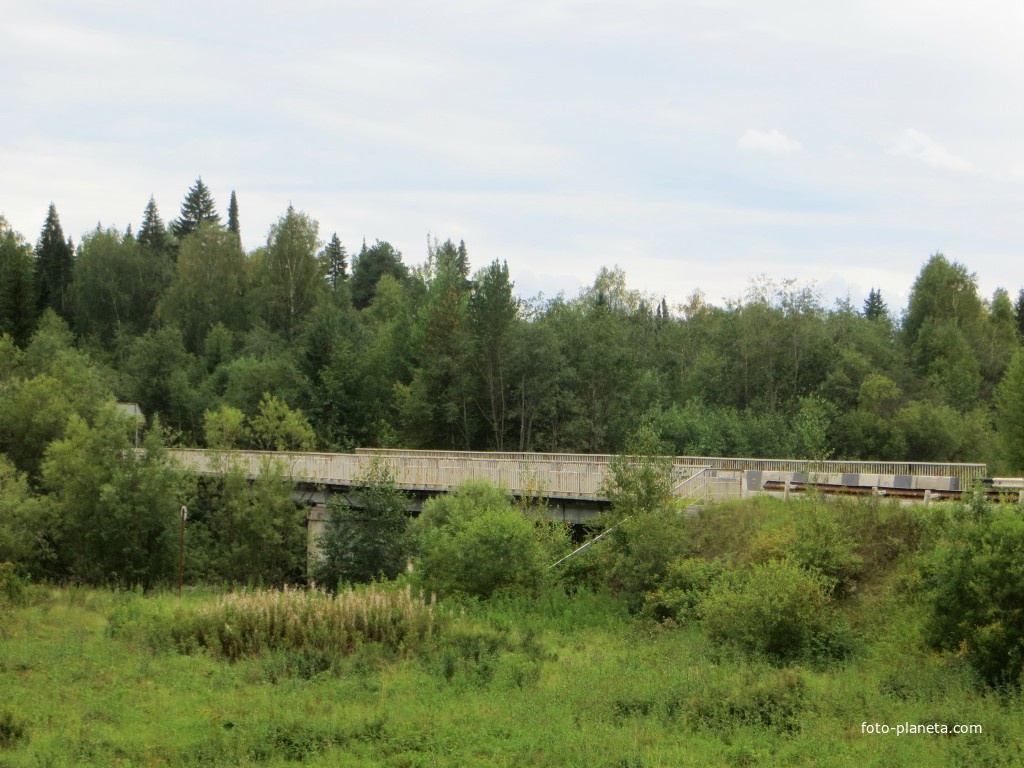 Автомобильный мост через реку Вагран