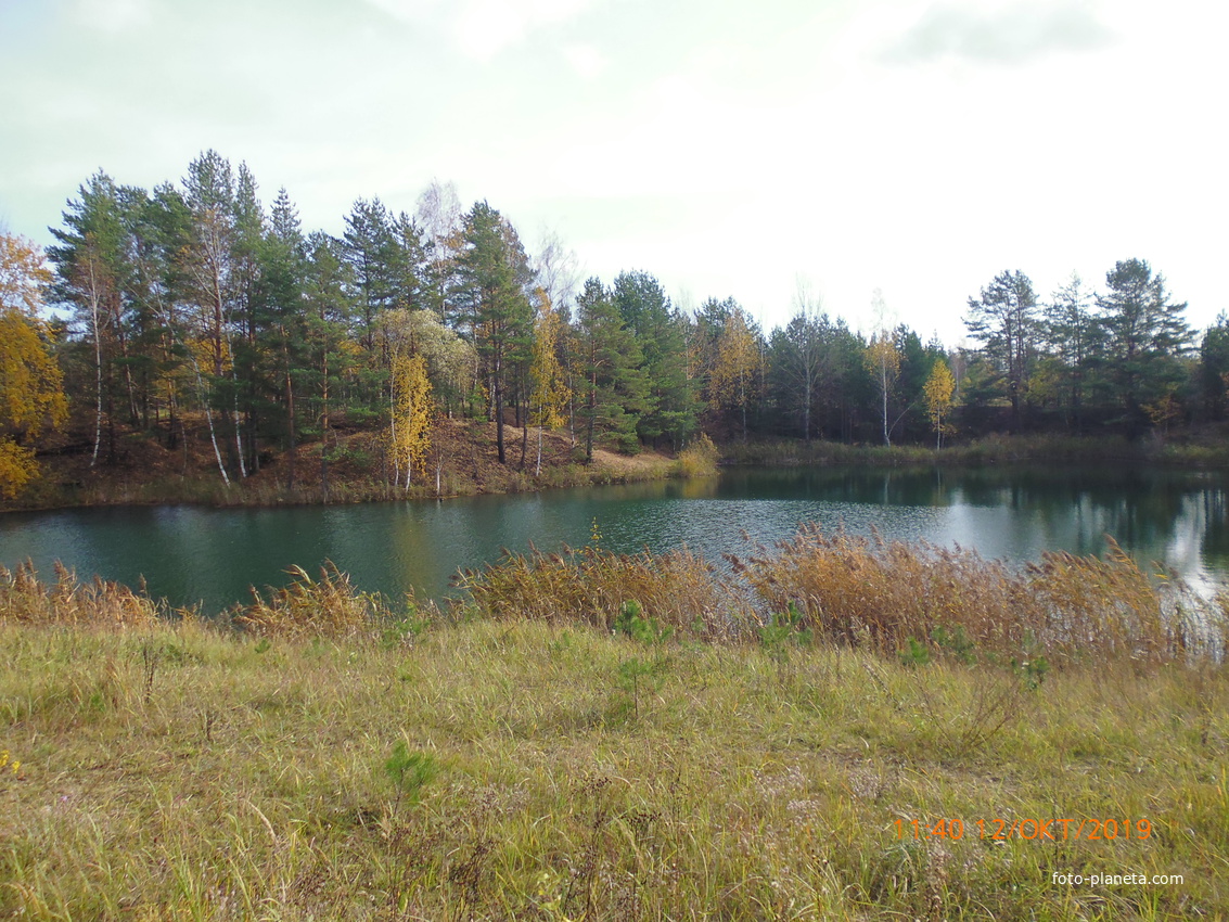Озеро Солёное погожим октябрьским днём.