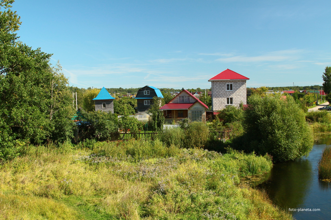 Берег реки Луги