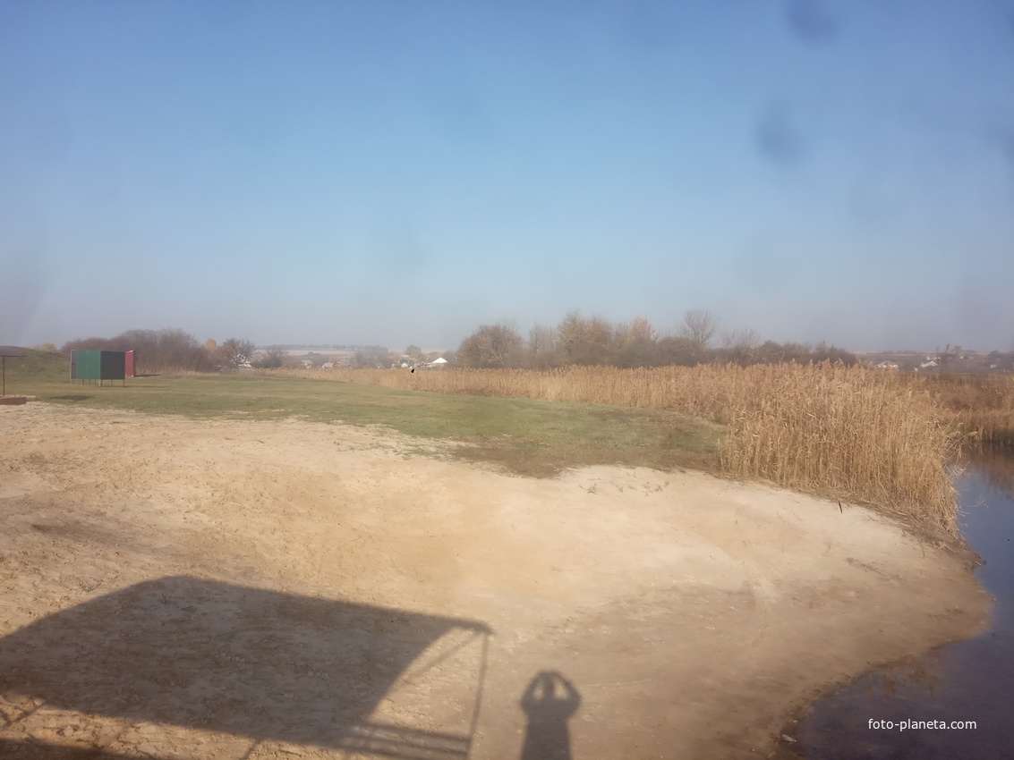 Река Малая Терса. Пляж.